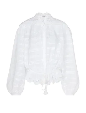 Blusenshirt POLLY blanco 36 - Marant Etoile - FashionsVida