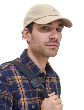 Cappello beige con logo ricamato Tommy jeans CAP