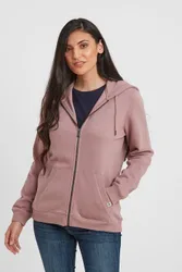 Women's 'Mia' Supersoft Zip Hoodie in Light Pink Size: 8 - Light Pink - Size: 8