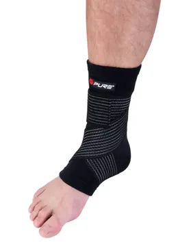 Knöchelbandage Pure2Improve - Noir - unisex - Size: M