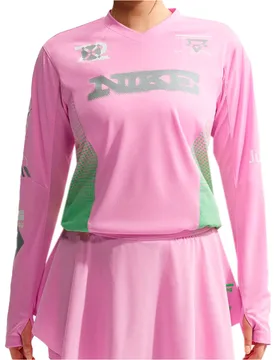 W nk swift jersey top ls nv camiseta técnica manga larga mujer Rosa (L) - Nike - FashionsVida