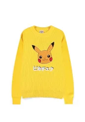 Gaming Strickpullover - Pikachu - S bis XXL - Größe M - gelb - Unisex - unisex