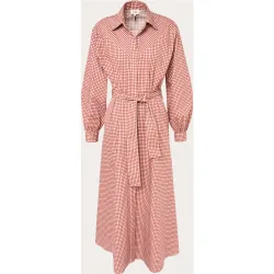 Vestido midi Ravia de algodón
