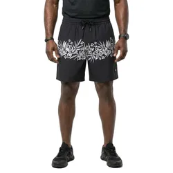 Short De Bain Uni Flower 16´´ Black Tropical Stripe XL