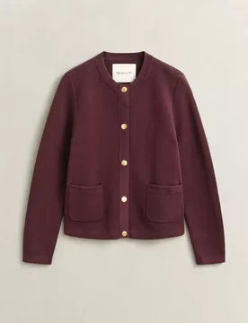 COTTON C-NECK CARDIGAN female - M - FashionsVida