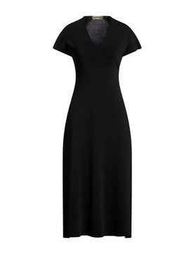 Midi-Kleid Damen Schwarz 36 Damen