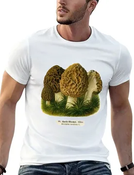 Morchella Esculenta Morel Mushrooms T-Shirt t shirts for man cotton man t shirt graphic t shirt man luxury T-shirt - Aliexpress - FashionsVida
