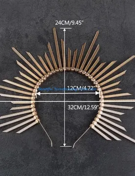 E56A Adult Cosplay Headband Halloween Hair Holder with Baroque Angel Holy Design - Aliexpress - FashionsVida