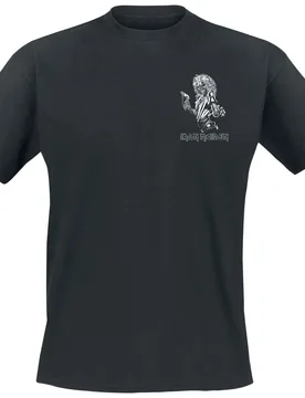 T-Shirt - Killers Line Drawing Pocket Print - S bis 5XL - für Männer - Größe 4XL - schwarz - Lizenziertes Merchandise! - Männer - male - Iron Maiden - FashionsVida