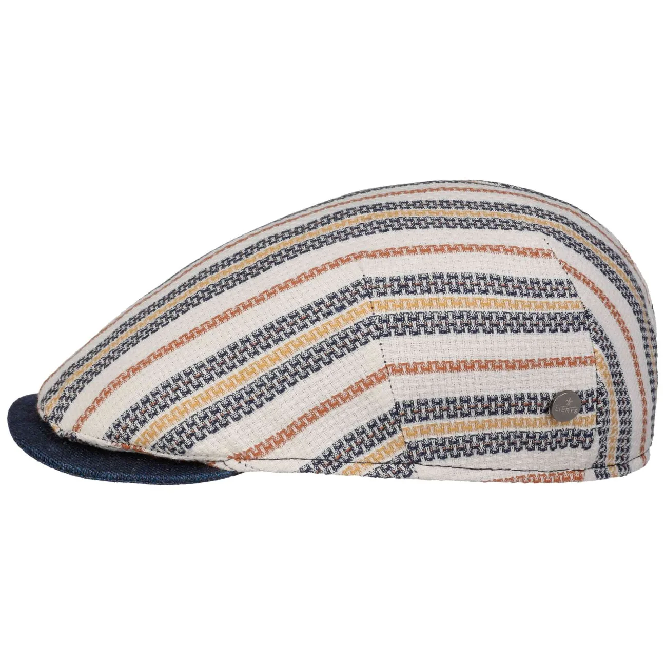 Dilando Flat Cap by - blue - Size: XL (60-61 cm) - Lierys - FashionsVida