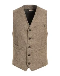 Couture-Weste Herren Maulwurfsgrau 48 Herren