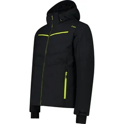 Zip Hood Herren Skijacke, schwarz 56