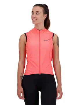 Santini Gilet Nebula Grenadine