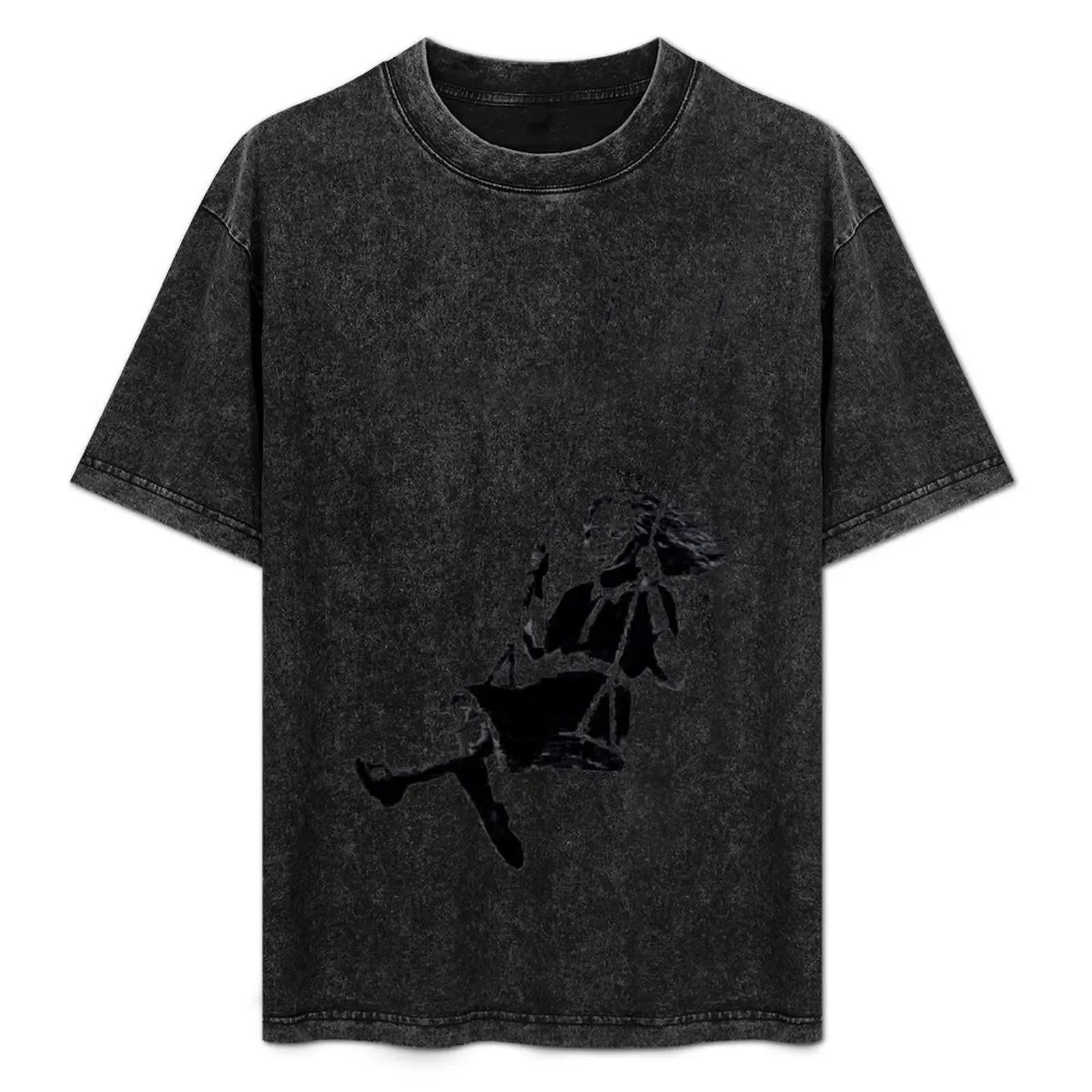 Girl on Swing T-Shirt Soft Basic Cotton Short Sleeve Tee - Aliexpress - FashionsVida