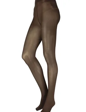 Women's 1 Pair Pure Matt 50 Tights Chocolate S - Brown - Size: Small - Falke - FashionsVida