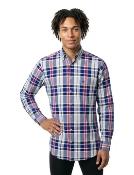 Chemise à Manches Longues 15128110 Navy 3XL