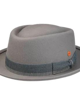 Andy Classic Pork Pie Wool Hat by - grey - Female - Size: L (59-60 cm) - Mayser - FashionsVida