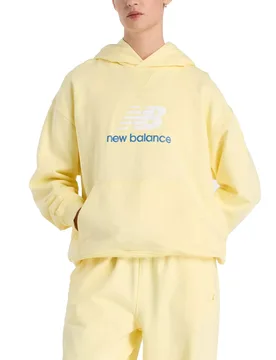 New Athletics French Terry Hoodie Parchment M Damen - Balance - FashionsVida