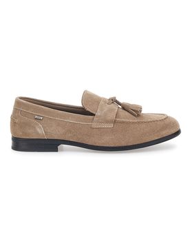 Mocassino Scamosciato Beige 41820 44