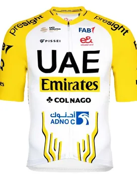 Maillot à Manches Courtes Uae Team Emirates - Tour De France 2024 Replica - PISSEI - FashionsVida