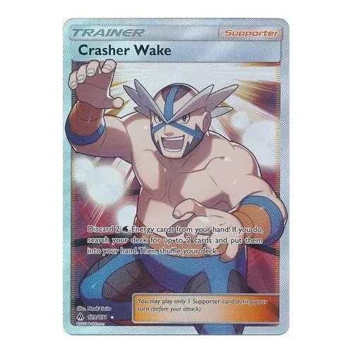 Pokemon SM Forbidden Light 129/131 Crasher Wake (Full Art) - Pokémon - FashionsVida