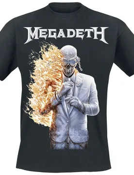 T-Shirt - Album 17 Cover - L bis 5XL - für Männer - Größe 3XL - schwarz - Lizenziertes Merchandise! - Männer - male - Megadeth - FashionsVida