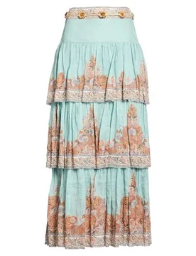 Falda larga Mujer Azul turquesa 1 Mujer - Zimmermann - FashionsVida