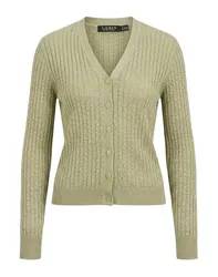 Strickjacke Damen Säuregrün L Damen