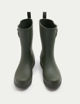 M&S Mid Calf Wellies Khaki female - M&S - FashionsVida