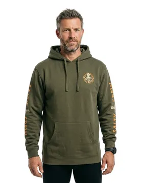 Sweat à Capuche Tentacles Fleece Dusty Olive S