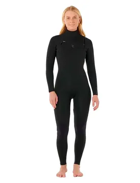Combinaison En Néoprène à Manches Longues Et Fermeture éclair Sur La Poitrine Dawn Patrol Pro 3/2 Mm Black 4