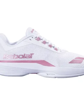 Jet Tere 2 All Court Shoes White / Gold Pink UK 5 - Babolat - FashionsVida