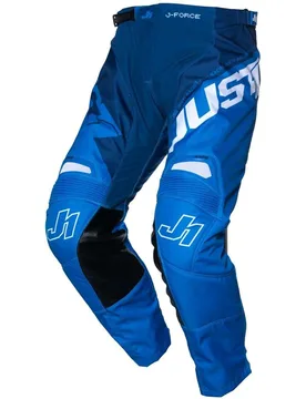 Pantaloni Moto Cross Enduro J-FORCE Hexa Blu Bianco taglia 30 - JUST1 - FashionsVida