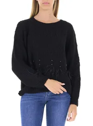KOCCA Maglione con piume NERO XS