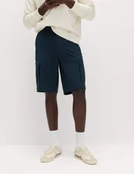 Straight Fit Cargo Shorts Navy male