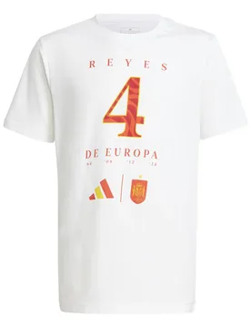 T-Shirt Espagne Euro 2024 - Blanc - unisex - Size: 11/12 ans - Adidas - FashionsVida