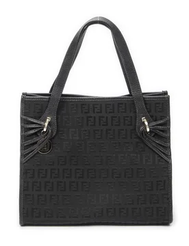 Pre-Owned Womens Mini Shopping Tote Handbag - Black - One Size - Fendi - FashionsVida