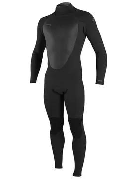 Combinaison Néoprène à Manches Longues Avec Fermeture éclair Dans Le Dos Epic 3/2 Mm Black / Black / Black LT