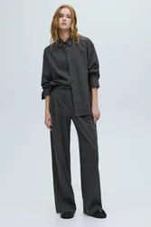 Pinstripe Jogger Trousers (Size: )