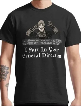 Monty Python Monty Python I Fart In Your Funny Quote Gift t shirt 100% cotton printed Graphic clothes S-6XL - Aliexpress - FashionsVida