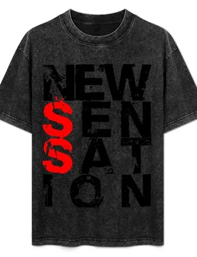 NEW SENSATION T-Shirt Simple Solid Color Crew Neck Tee - Aliexpress - FashionsVida