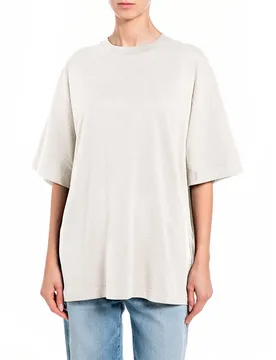 T-shirt à Manches Courtes W3399o.000.22662g Chalk 2XS - Replay - FashionsVida