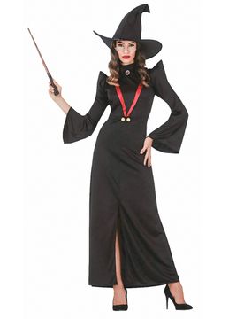 Hexen-Professorin Kostüm für Damen Hallloweenkostüm schwarz-rot - female