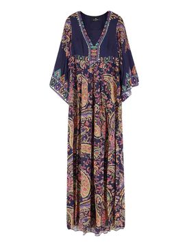 Vestito Lungo In Viscosa