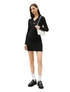 Vestito A Maniche Lunghe Dw0dw22183 Black XS