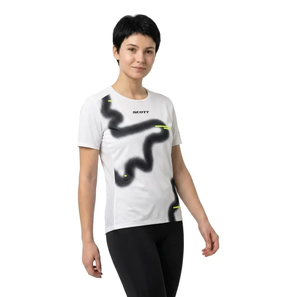 Rc Short Sleeve T-shirt White / Black L Women - Scott - FashionsVida