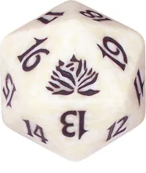 Magic Beatdown Box Set Lotus Spindown Dice - White