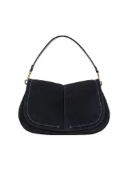 Ledertasche - Umhängetasche HELENA dunkelblau damen