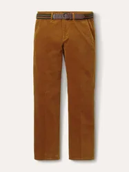 Gürtel-Cord Chino, Regular Fit#normale Größen#schlanke Größen#untersetzte Größen, Farbe Gelb, 98, inklusive Gürtel elastisch und bequem Herren