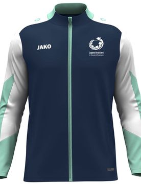 Jugend trainiert" Polyesterjacke Dynamic (marine/weiß/minze / Größe 3XL / Unisex)